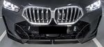 LAME DE PARE CHOC AVANT EN CARBONE BMW X6 G06 PACK M LCI PHASE 2 2PCS (2023+)