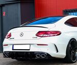 RAJOUT DE DIFFUSEUR ARRIERE EN ABS POUR MERCEDES CLASSE C W205 C43 AMG PHASE 2 "ING LINE" (2021§2023)