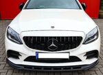 LAME DE PARE CHOC AVANT MERCEDES CLASSE C W205 (BERLINE,BREAK ESTATE OU COUPE) VERSION C43 AMG PHASE 2"ING LINE" (04-2018/2022)