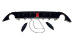 DIFFUSEUR ARRIERE VW GOLF VII STANDARD OU GTD/GTI PHASE 1 AVEC FEU STOP A LEDS (2012/02-2017)