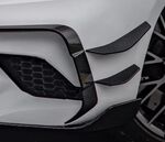 4 SPLITTERS LATERAUX DE PARE CHOC AVANT EN CARBONE BMW M2 F87 VERSION 2 (2016/2020)