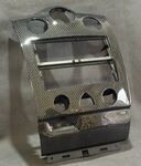 CONSOLE FRONTALE EN CARBONE RENAULT MEGANE II (2002/2008)