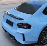 BECQUET DE COFFRE CARBONE BMW M2 COUPE G87 / M240I / SERIE 2 G42 2 PACK M / SERIE 2 G42 STANDARD "ADV DESIGN" (2023+)