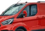 DEFLECTEURS DE VITRES AVANT BLACK FORD TRANSIT CUSTOM / TOURNEO CUSTOM (2012/2023)