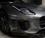 SPLITTERS LATERAUX SUPERIEURS DE PARE CHOC AVANT EN CARBONE JAGUAR F TYPE PHASE 2 (2018/2019)