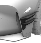 PERFORMANCE FLAPS DE PARE CHOC AVANT BMW M3 G80/G81 OU M4 G82/G83 "CUP" CS STYLE (2021+)