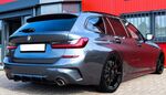 DIFFUSEUR DE PARE CHOC ARRIERE (RAJOUT CENTRAL) BMW SERIE 3 G20 BERLINE OU G21 TOURING PACK M "ING LINE" (2019+)