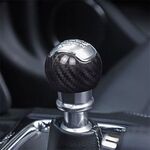 ENJOLIVEURS DE POMMEAU DE LEVIER DE VITESSE EN CARBONE POUR FORD MUSTANG VI (2015/2023)