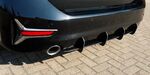 DIFFUSEUR DE PARE CHOC ARRIERE (RAJOUT CENTRAL) BMW SERIE 3 G20/G21 STANDARD PHASE 1 "ING LINE" (2018/06-2022)