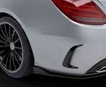 SPLITTERS DE PARE CHOC ARRIERE MERCEDES CLASSE C W205 BERLI?E AMG LINE PHASE 1 GCPA DESIGN (2014/02-2018)