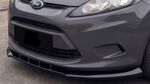 LAME DE PARE CHOC AVANT PIANO BLACK FORD FIESTA MK7 PHASE 1 STANDARD  (2008/10-2012)