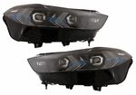 PHARES A LEDS "TUBE LIGHT 3D "REAL DRL CONVERSION EN FULL LEDS " POUR BMW X5 G05 PHASE 1 (2018/2023) X6 G06 PHASE 1 (2018/2023)