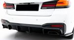 DIFFUSEUR DE PARE CHOC ARRIERE BMW SERIE 5 G30/G31 PACK M "DTM LOOK" V2 (2017/2023)