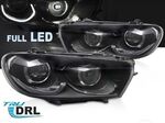 PHARES A LEDS "FULL LEDS" VW SCIROCCO PHASE 1 AVEC FONCTION DTS -CLIGNOTANTS DEFILANTS- (avec vrais feux de jour et clignotants standard) (2008/04-2014)