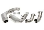 TUBE DE DESCENTE "DOWNPIPE" EN INOX AVEC CATALYSEURS ET PROTECTION THERMIQUE POUR BMW X5 M OU X6 M CODE MOTEUR S68 (2023+)