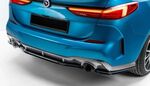 LAME DE PARE CHOC ARRIERE ET SPLITTERS LATERAUX COMPATIBLES BMW SERIE 2 F44 GRAN COUPE PACK M  DUAL " PLAT" MX (2019/2024)