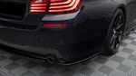 SPLITTERS DE PARE CHOC ARRIERE COMPATIBLES BMW SERIE 5 F10/F11 PACK M (2011/2017)