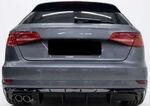 DIFFUSEUR ARRIÈRE AUDI A3 8V 3 PORTES OU SPORTBACK STANDARD PHASE 2 " LOOK S3" (05-2016/2020)