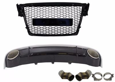 KIT CARROSSERIE LOOK RS4 "LIGHT" AUDI A4 B8 PHASE 1 STANDARD (07-2007/10-2011)