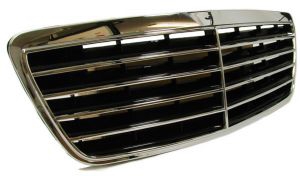 CALANDRE CHROMEE MERCEDES AVANTGARDE CLASSE E W210 PHASE 1 (1995-05/1999) OU PHASE 2 (07/1999-2002)