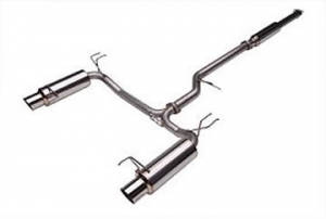 LIGNE D'ECHAPPEMENT INOX (APRES CATALYSEUR) HONDA ACCORD 4 PORTES Type CL ou CM (2003/2008)