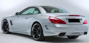 BECQUET DE COFFRE A PEINDRE OU CARBONE MERCEDES SL R231 (2012/2019)