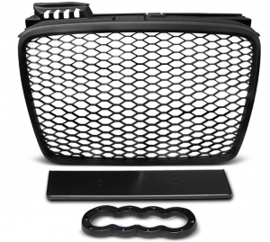 CALANDRE BLACK MAT AUDI A4 TYPE B7 STYLE RS (11-2004/03-2008)