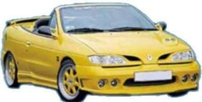PARE CHOC AVANT RENAULT MEGANE COUPE PHASE 2 "SPIDER" CPN DESIGN (2000/2002)