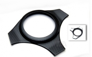 ENJOLIVEUR DE VOLANT D'ORIGINE EN CARBONE MITSUBISHI EVO 7,8 OU 9 (2001/2007)