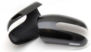 COQUES DE RETROVISEURS CARBONE MERCEDES CLASSE C TYPE W203 (2000/2007),CLASSE E W211 PHASE 1 (2002/06-2006)