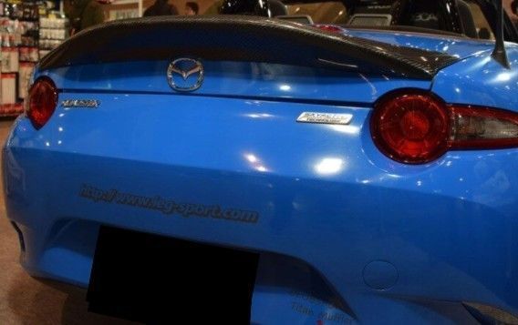 Becquet de Coffre Arrière ABS, Améliore la stabilité de Conduite, Aspect Sportif, Léger, pour MX-5 Miata ND 2016 à 2022, Outils de Modification de Voiture (Carbon Fiber Style Becquet de Coffre Arrière ABS, Améliore la stabilité de Conduite, Aspect Sportif, Léger, pour MX-5 Miata ND 2016 à 2022, Outils de Modification de Voiture (Carbon Fiber Style