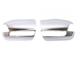 COQUES DE RETROVISEURS CHROMEES MERCEDES CLASSE E W210 PHASE 2 (05-1999/2002)