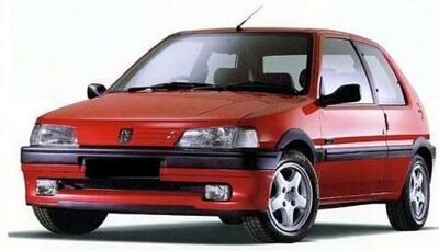 PARE CHOC AVANT PEUGEOT 106 3P PHASE 1 "GTI SPIRIT" (1991/1996)
