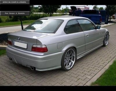 PARE CHOC ARRIERE BMW SERIE 3 E36 "MAFIA" (1990/1999)