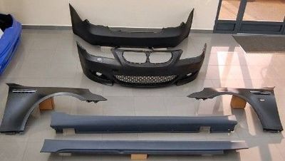 KIT CARROSSERIE COMPLET BMW E60 PHASE 1 M5 LOOK AVEC AILES AVANT LOOK M5 (2003/04-2007)