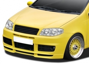 LAME DE PARE CHOC AVANT FIAT PUNTO II PHASE 2 RD STYLE YELLOW (07-2003/2006)