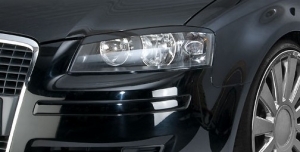 PAUPIERES DE PHARES POUR AUDI A3 8P PHASE 1 FACELIFT (2005/2008)