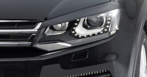 JEU DE PAUPIERES DE PHARES VW TOUAREG II (04-2010/2017)