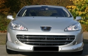 LAME DE PARE CHOC AVANT (2 PARTIES) PEUGEOT 407 COUPE (2005/2012)