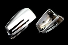 COQUES DE RETROVISEURS CHROME MAT POUR MERCEDES CLASSE C W204 PHASE 2 (03-2011/2014),CLASSE E W212 PHASE 1 (2009/03-2012),CLASSE S W221 FACELIFT (05-2009/2013) (REMPLACEMENT)