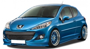 Pare-chocs Avant à Peindre Repiauto - Compatible Peugeot 207 Phase 2 (depuis 06/2009) - Sport & Cabriolet Inclus