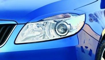 PAUPIERES DE PHARES SKODA FABIA II TYPE 5J FACELIFT (04-2010/2014) OU SKODA ROOMSTER FACELIFT MLT DESIGN (04-2010/2014)