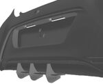 DIFFUSEUR ARRIERE (RAJOUT CENTRAL) TOYOTA AYGO II "DTM LOOK" (2014/2019)