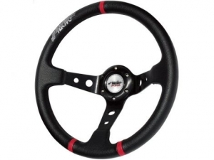 VOLANT S RACING GRAVEL CUIR NOIR 350MM