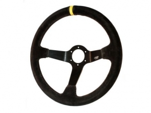 VOLANT S RACING GRAVEL SUEDE NOIR/YELLOW  350MM