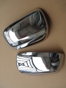 COQUES DE RETROS CHROMEES MITSUBISHI EVO X (2008/2014)