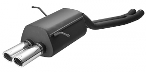 SILENCIEUX ARRIERE ACIER/INOX BMW E46  320i (2.2) 325i 330i 6 CYLINDRES (1999/2005)