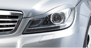 PAUPIERES DE PHARES POUR MERCEDES CLASSE C W204 PHASE 2 (03-2011/2014)
