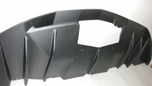DIFFUSEUR ARRIERE EN CARBONE MAT LAMBORGHINI AVENTADOR (2011+)
