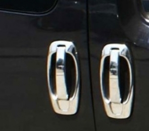 8 OU 10 ENJOLIVEURS DE POIGNEES DE PORTES CHROMES(4 OU 5 PORTES ) CITROEN NEMO (2007/2016)